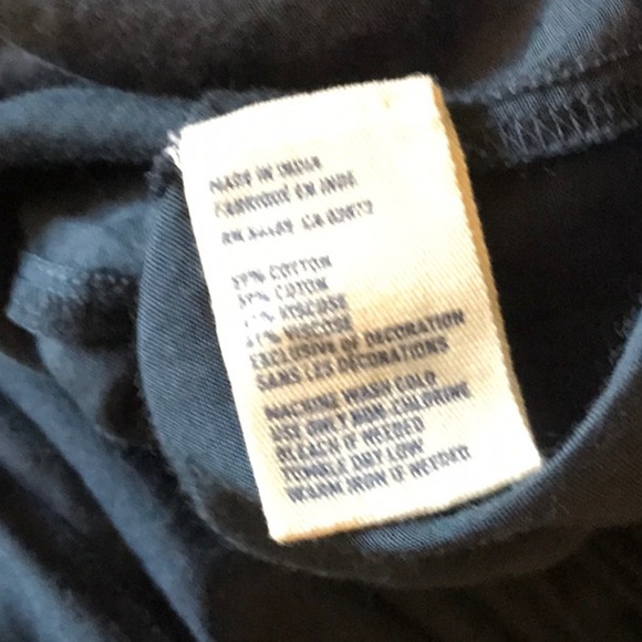 Cotton mini skirt layered blue embroidered small - Picture 6 of 6